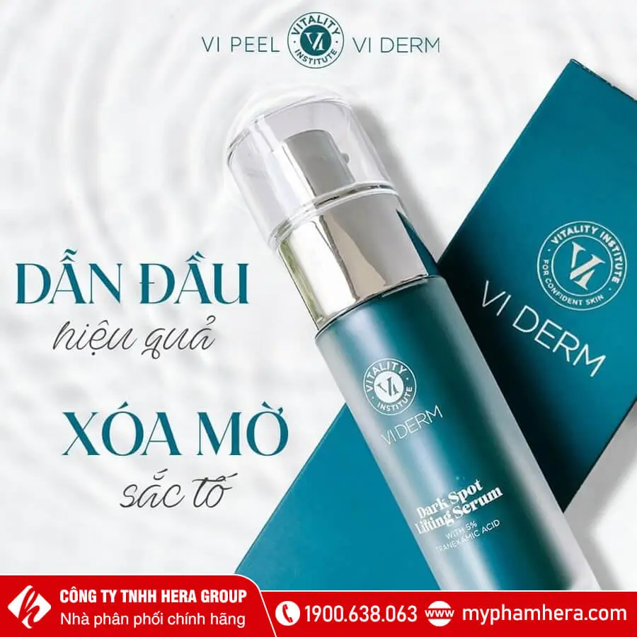 Tinh chất dưỡng trắng làm mờ thâm nám VI Derm Dark Spot Lifting Serum