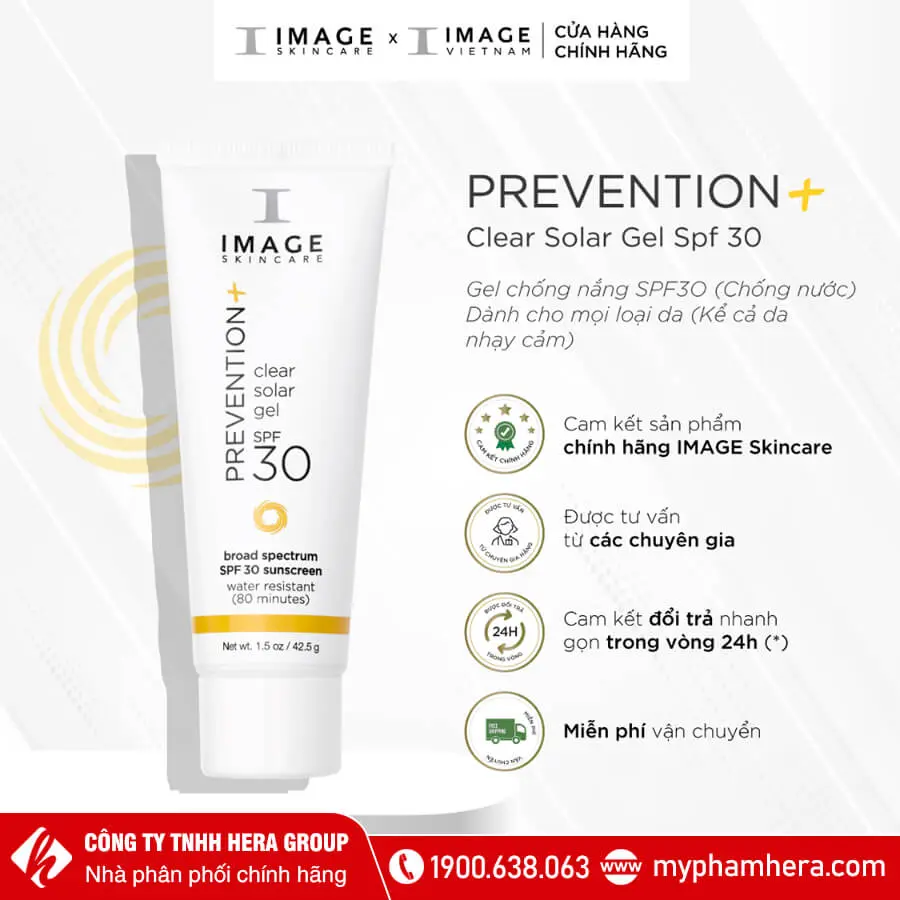 Gel Chống Nắng Cho Mọi Loại Da Image Skincare Prevention+ Clear Solar Gel Spf 30