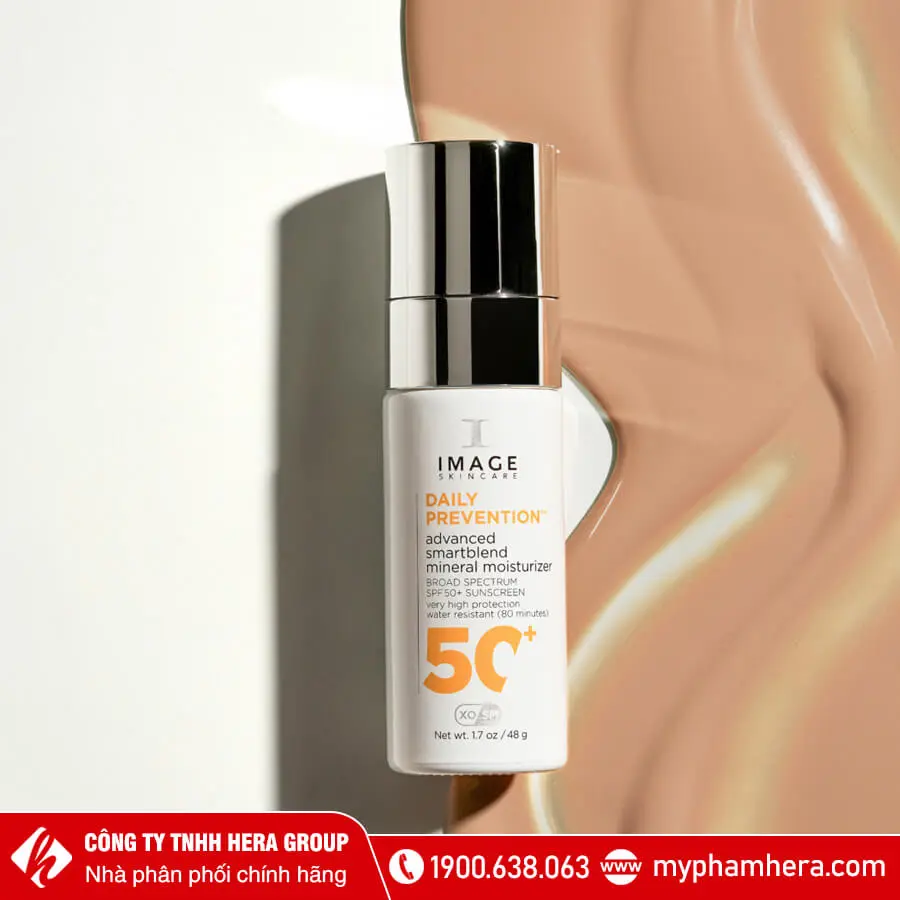 Kem Chống Nắng Dành Cho Da Treatment, Da Khô, Nhạy Cảm Image Skincare Daily Prevention Advanced Smartblend Mineral Moisturizer Spf 50