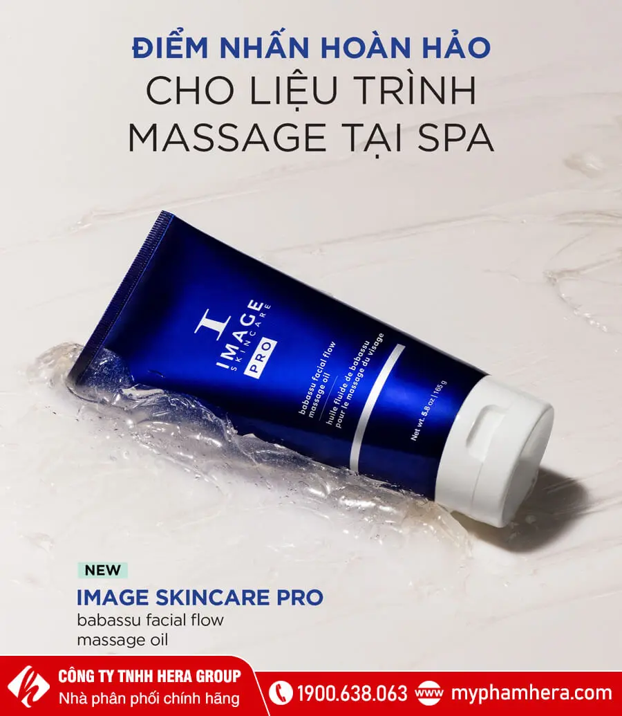 Dầu massage chuyên nghiệp Image Skincare Babassu Facial Flow Massage Oil