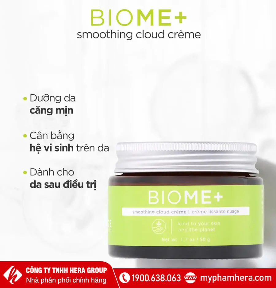 Kem Dưỡng Ẩm Image Skincare Image Biome+ Smoothing Cloud Creme