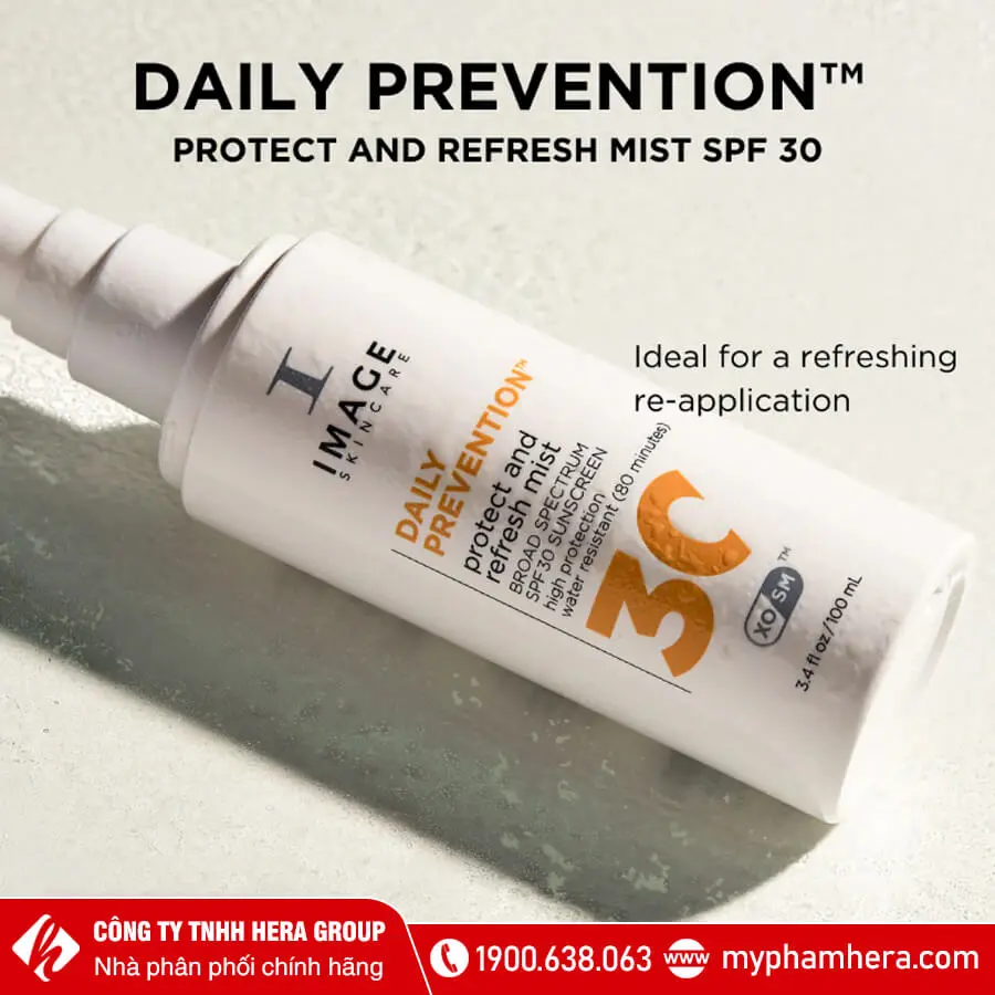 Xịt Chống Nắng Image Skincare Daily Prevention Protect And Refresh Mist Spf30