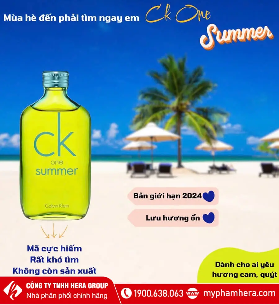 Nước hoa Calvin Klein Ck One Summer Limited Edition EDT