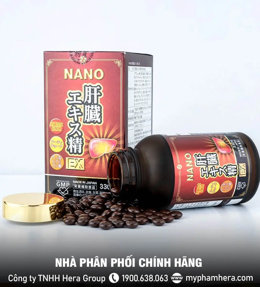 Viên uống Bổ Gan, Giải Độc Gan Nichiei Bussan Ex Nano