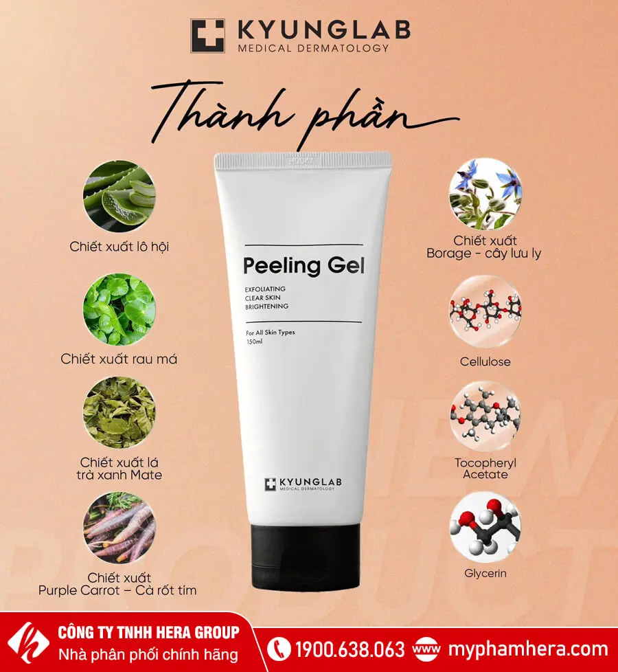 Tẩy tế bào chết dạng gel KyungLab Peeling Gel