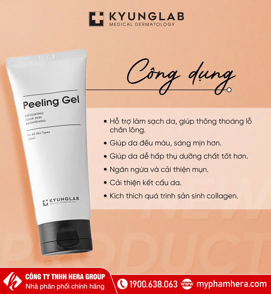 Tẩy tế bào chết dạng gel KyungLab Peeling Gel