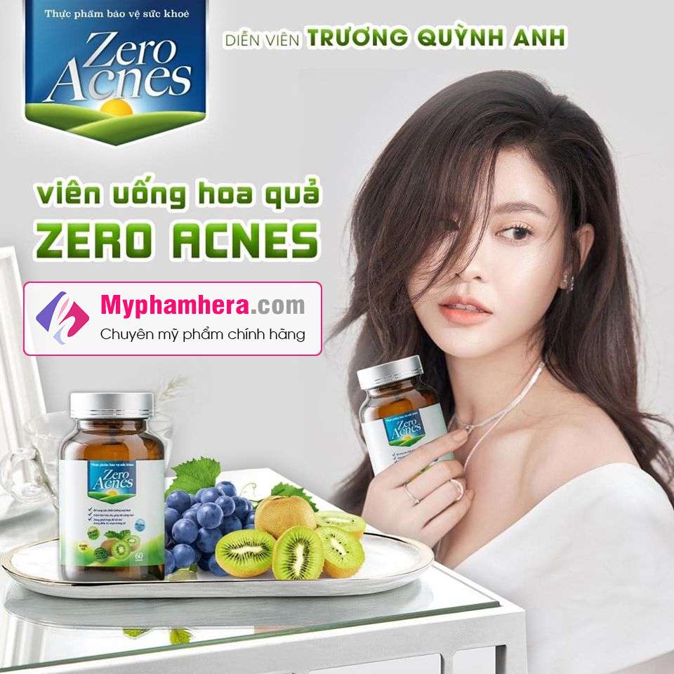 công dụng viên uống trị mụn zero acnes myphamhera.com