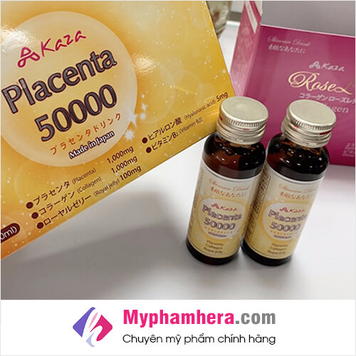 hình nước uống nhau thai kaza placenta 50.000mg myphamhera.com