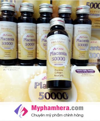 hình nước uống nhau thai kaza placenta 50.000mg myphamhera.com