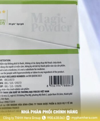 Bột cần tây hồng sâm Herbslim Magic Powder - Hộp 30 gói