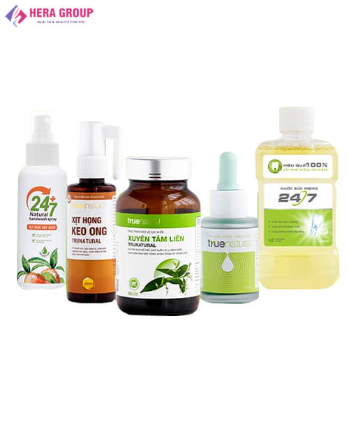 bộ 5 sản phẩm chống dịch true natural myphamhera.com