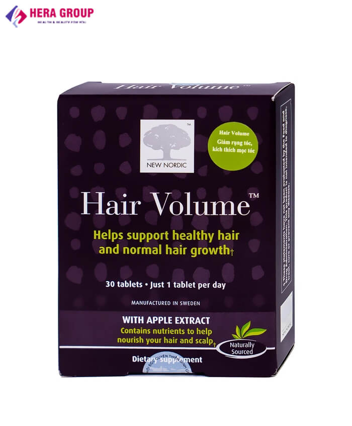 avata viên uông dưỡng tóc hair volume new nordic myphamhera.com