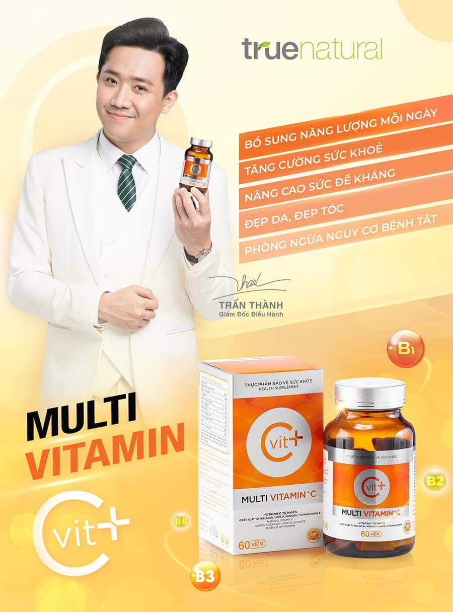 viên uống multi vitamin C true natural myphamhera.com