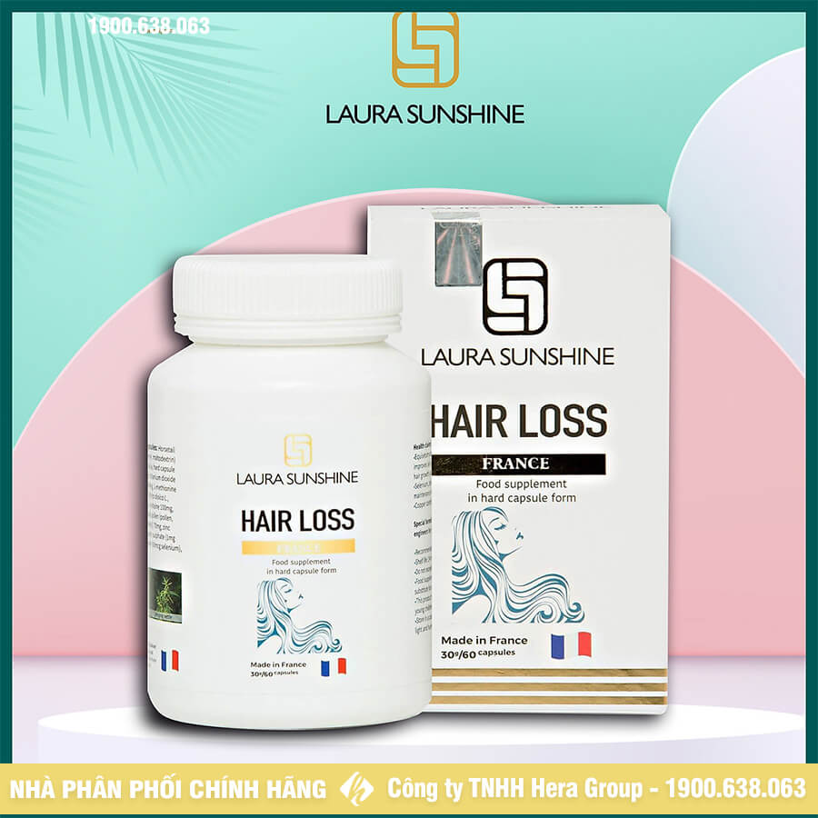 Viên Uống Mọc Tóc Hair Loss Laura Sunshine ( 100% từ Pháp )