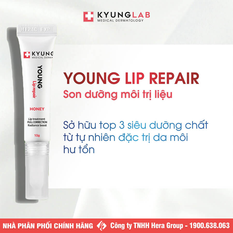 thành phần son dưỡng môi trị liệu kyunglab young lip repair myphamhera.com