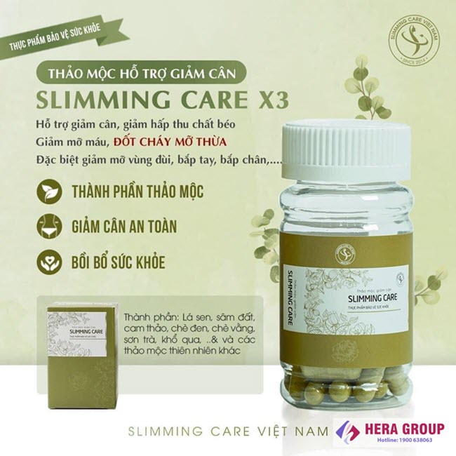 vien thao moc giam can slimming care x3 myphamheracom