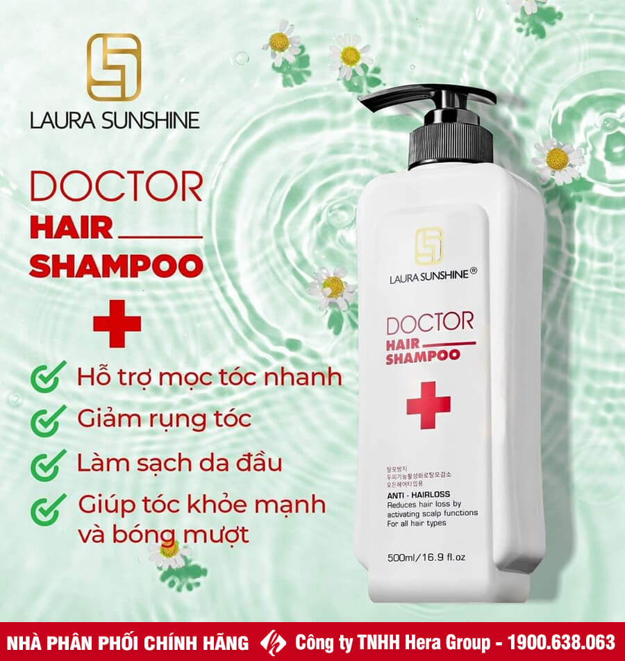 công dụng dầu gội kích thích mọc tóc laura sunshine doctor shampoo myphamhera.com
