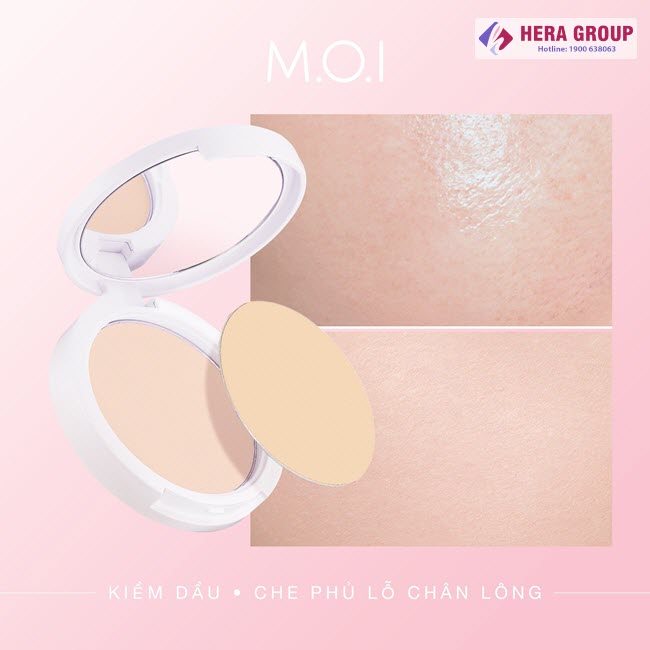 Sự dụng Phấn phủ M.O.I Baby Skin Powder - Hồ Ngọc Hà