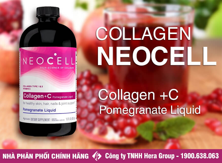 thành phần collagen neocell lựu đỏ dạng nước myphamhera.com
