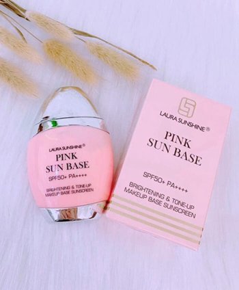 kem chống nắng pink sun base laura sunshine myphamhera.com