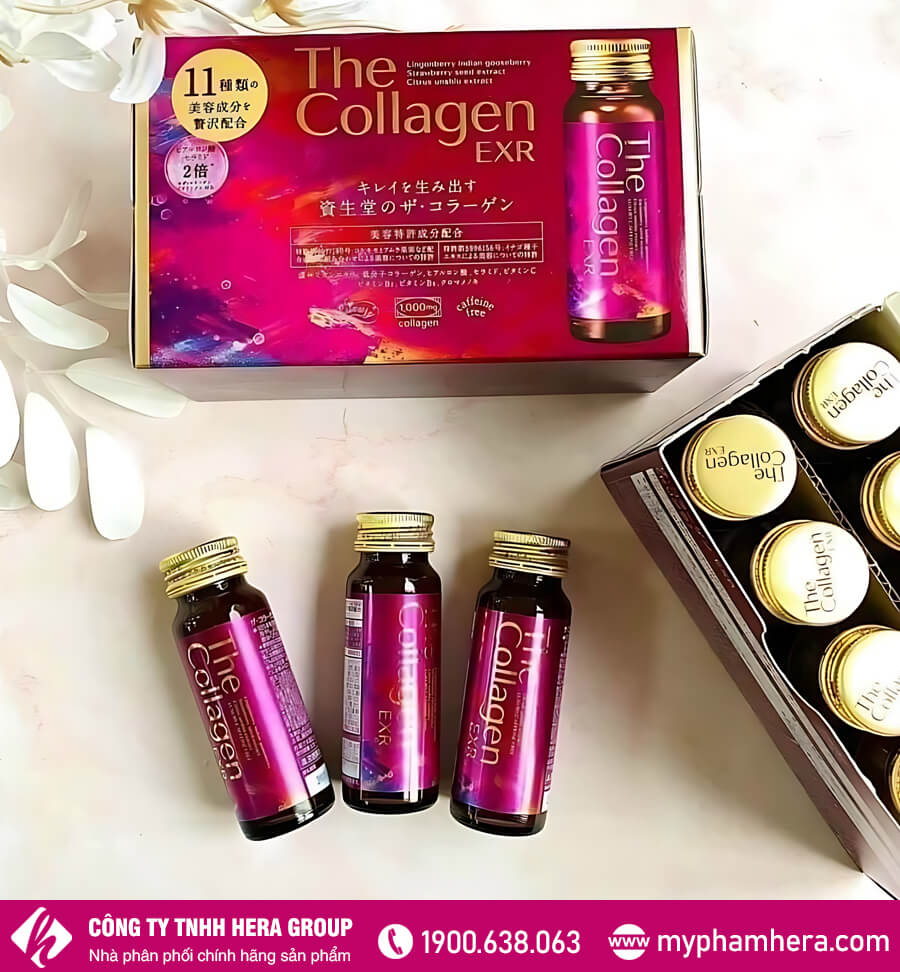 nước uống the collagen shiseido exr chính hãng myphamhera.com