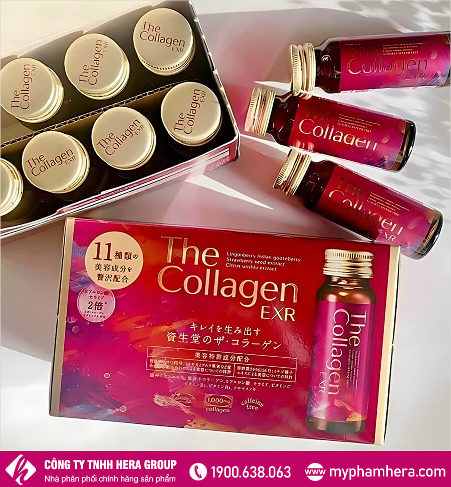 nước uống the collagen shiseido exr chính hãng myphamhera.com