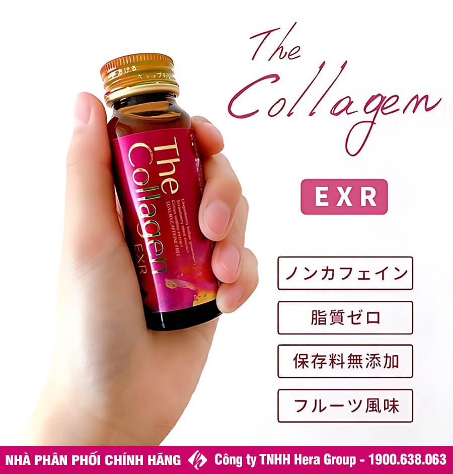 thành phần nước uống the collagen shiseido EXR myphamhera.com