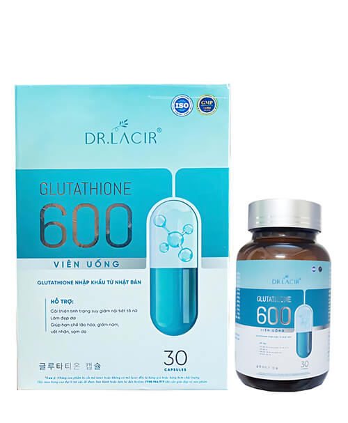 avata viên uống Glutathione 600 Dr.Lacir chính hãng myphamhera.com