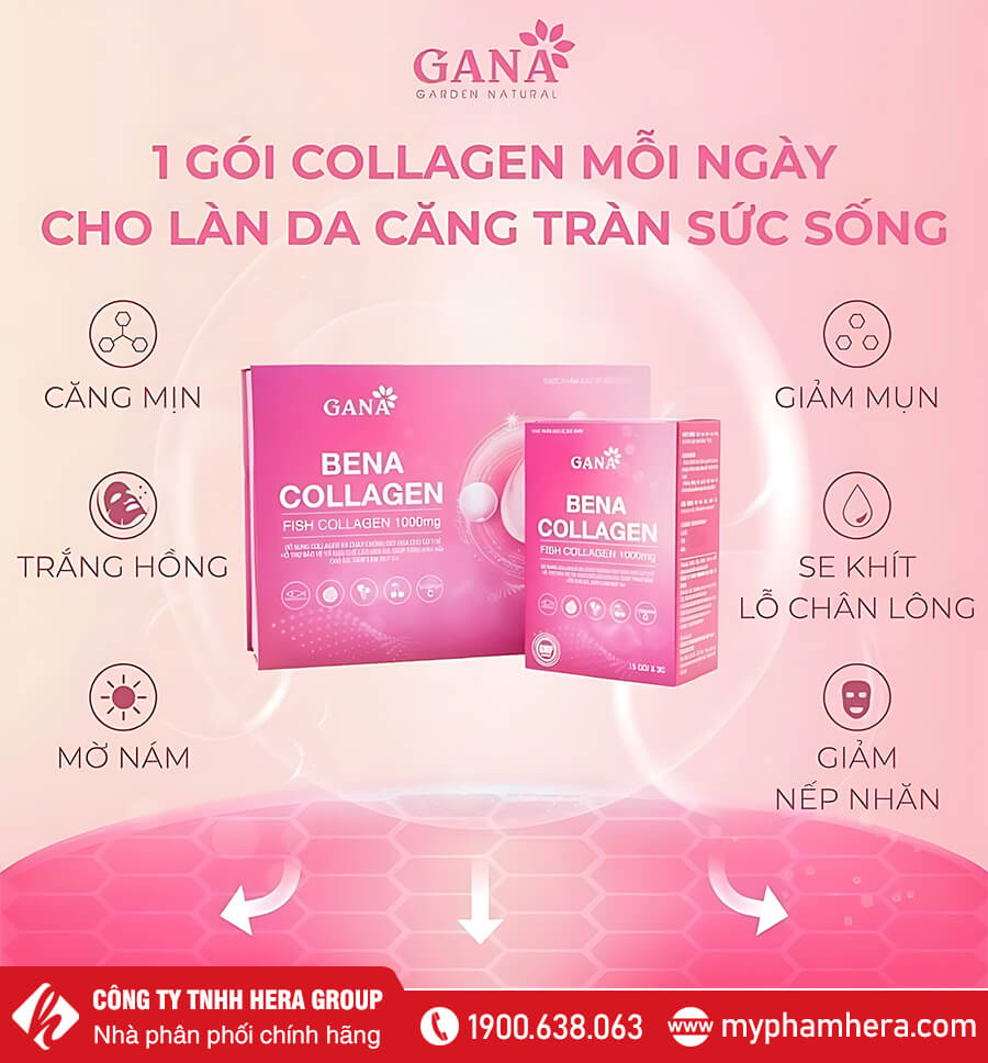 công dụng Bena Collagen Gana chính hãng myphamhera.com