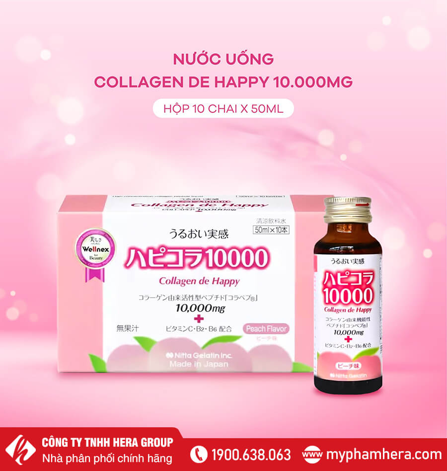 nước uống Collagen De Happy 10.000mg chính hãng myphamhera.com