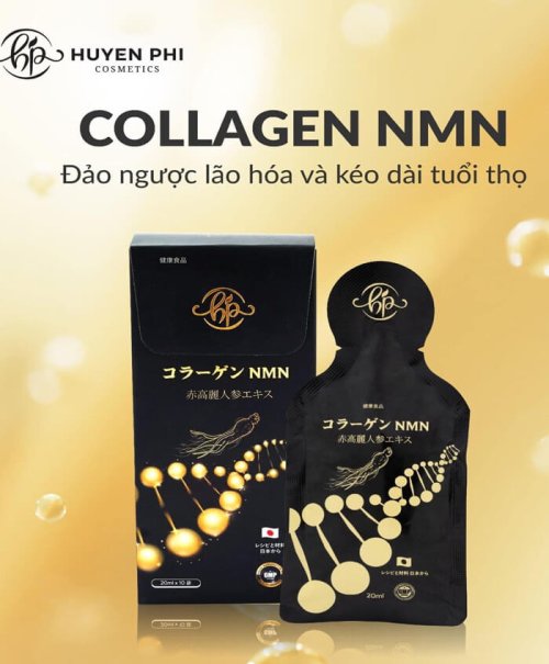 avata nước uống Collagen NMN Huyền Phi chính hãng myphamhera.com