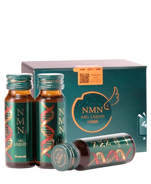 Nước uống NMN+ Arg Liquid Peauhonnete – Hộp 10 lọ