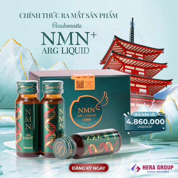 Giá bán nước uống NMN+ Arg Liquid Peauhonnete
