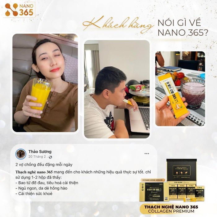 Khách hàng nói gì về Thạch nghệ Nano 365 Collagen Premium