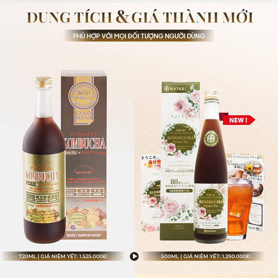 men Detox Kombucha Zyme EX mẫu mới