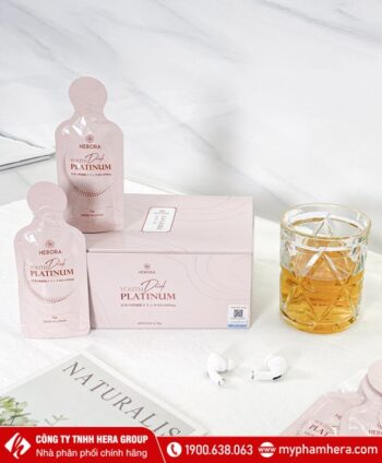 Nước uống tế bào gốc Hebora Platinum Youth Drink 28 Túi - Nhật Bản