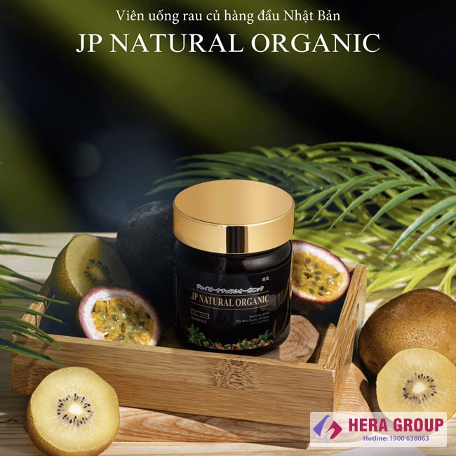 Viên uống rau củ JP Natural Organic - Nhật Bản