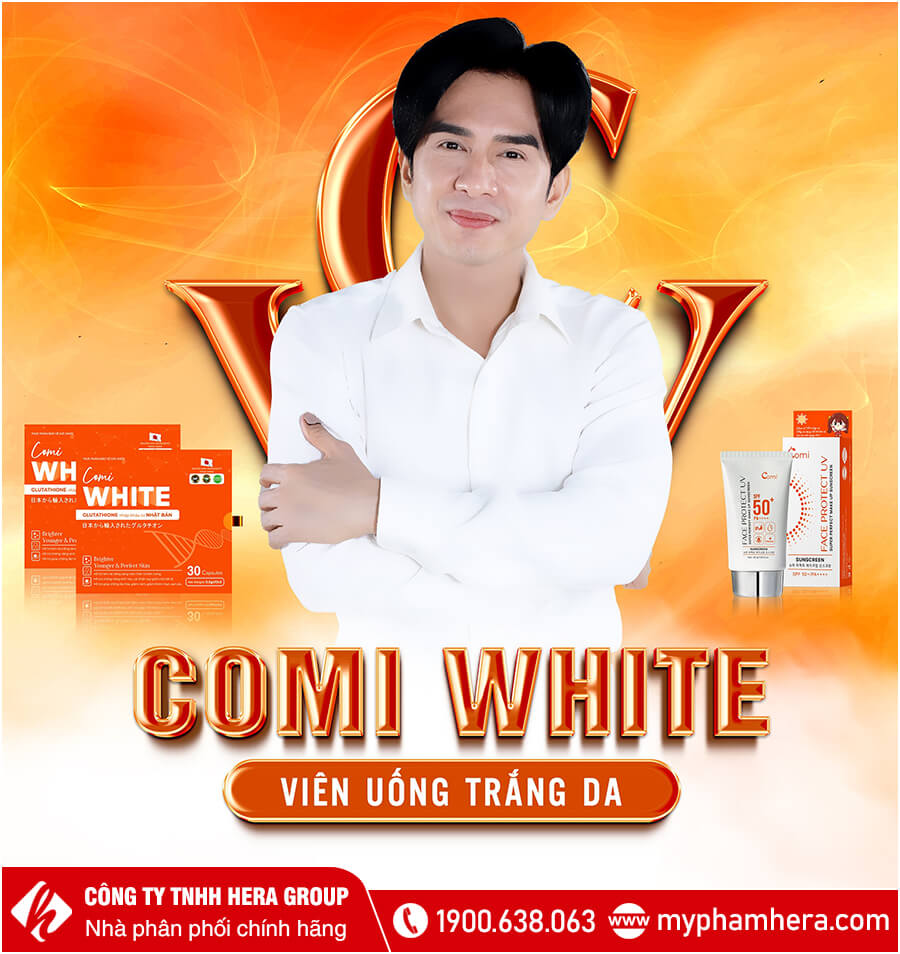 viên uống trắng da Comi White chính hãng myphamhera.com