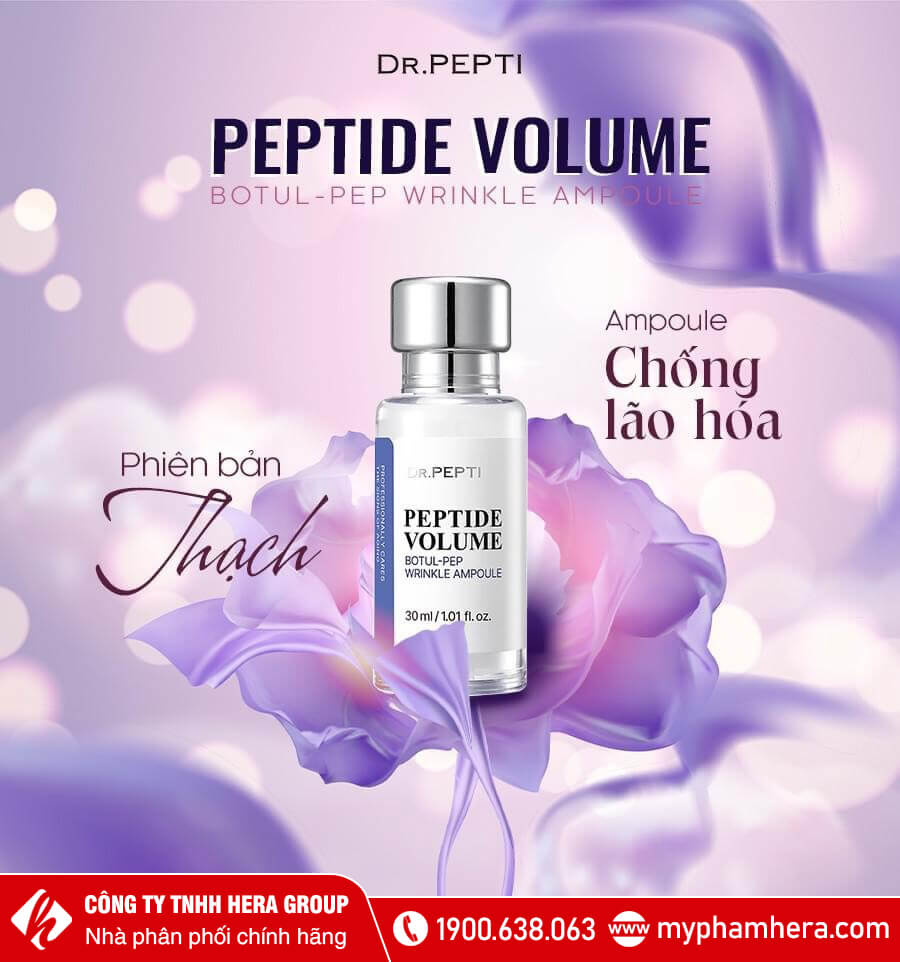 Tinh chất phức hợp trẻ hóa Dr.Pepti Peptide Volume Botul-Pep Wrinkle Ampoule myphamhera.com