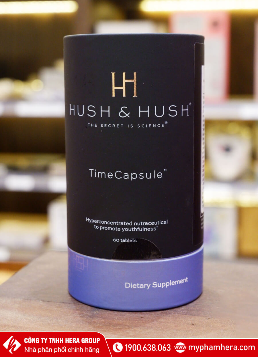 Viên uống ngăn ngừa lão hóa Hush & Hush – Time Capsule chính hãng myphamhera.com