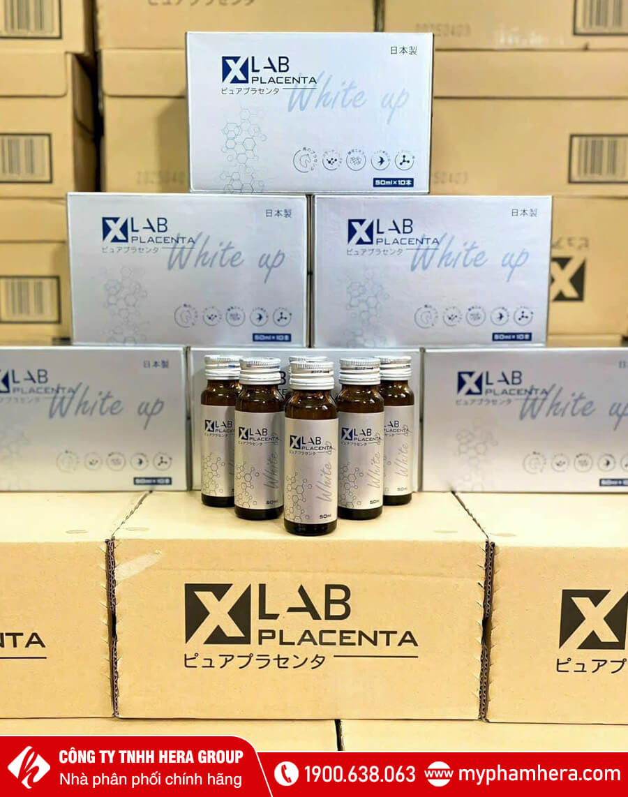 nước uống trắng da tế bào gốc Xlab Placenta chính hãng myphamhera.com