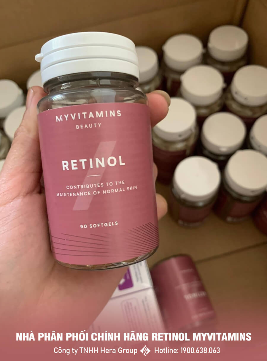 Viên uống Retinol Myvitamins Beauty 90 viên chính hãng myphamhera.com