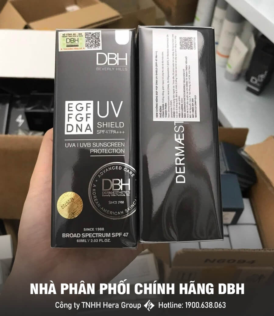 kem chống nắng DBH UV Shield chính hãng myphamhera.com