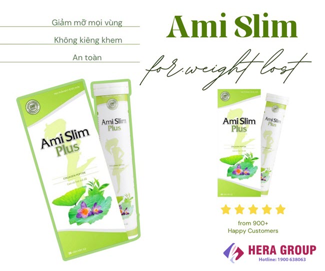 Công dụng Viên sủi giảm cân Ami Slim Plus