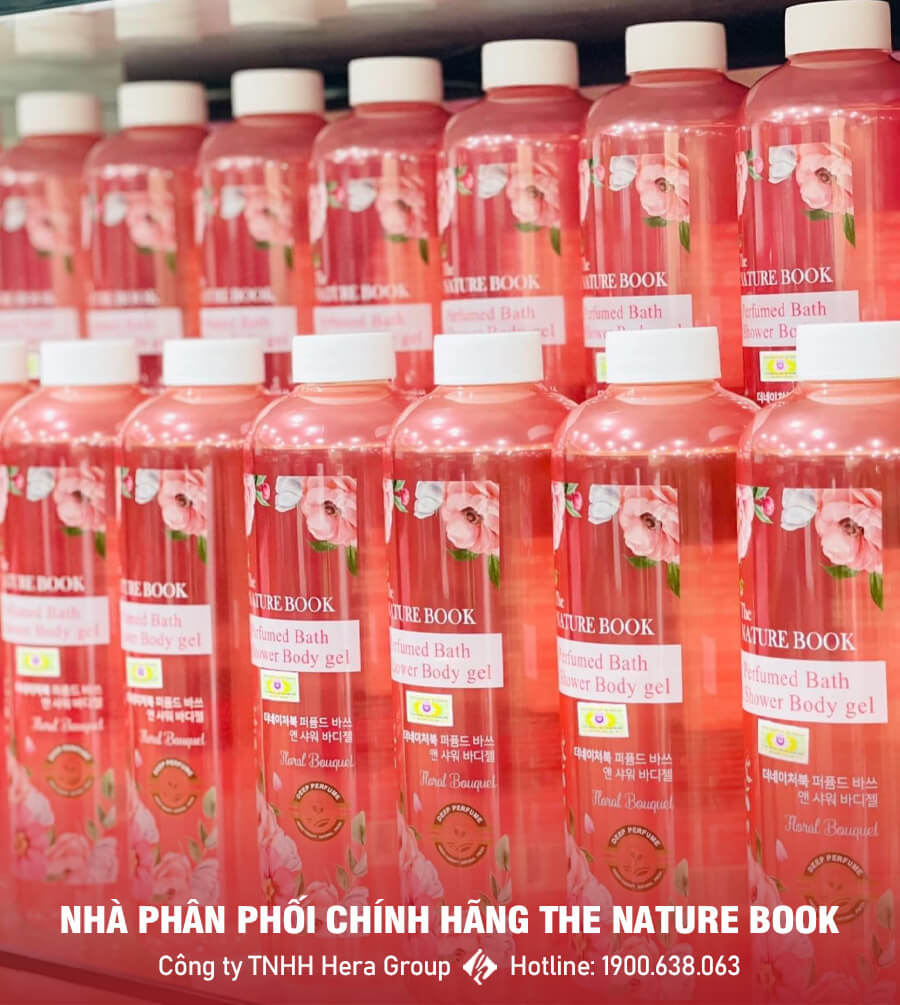gel tắm hương nước hoa thiên nhiên nature book chính hãng myphamhera.com