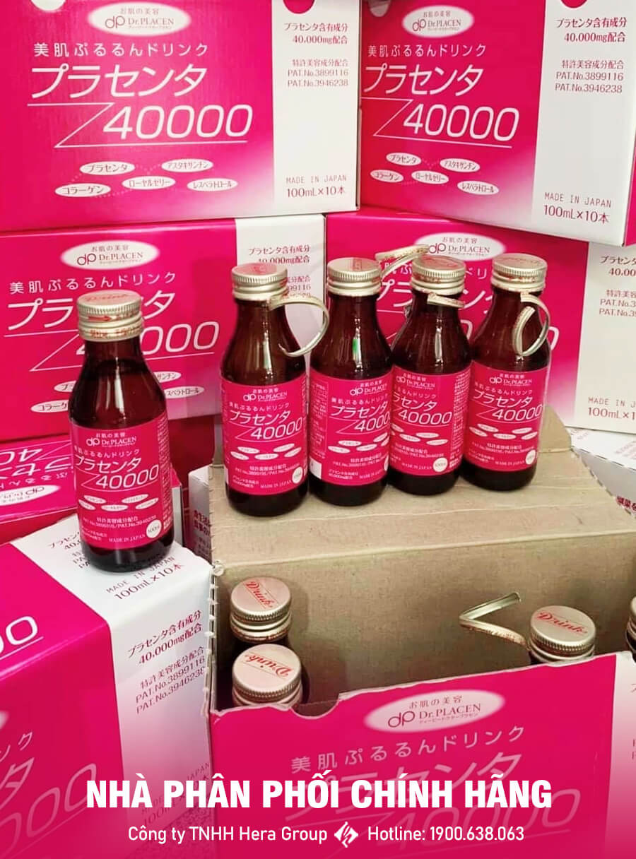Nước uống tinh chất nhau thai Collagen Placenta 40.000 chính hãng myphamhera.com