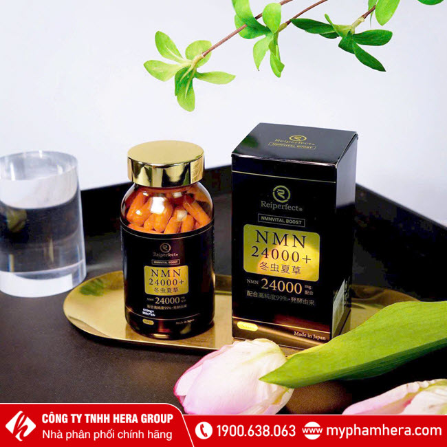 Viên uống NMN Vital Boost 24000+ Reiperfect (90 viên) - Nhật Bản