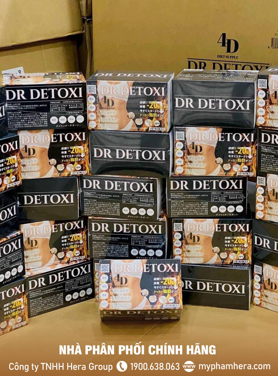 Viên uống thải độc giảm cân Dr. Detoxi 4D chính hãng myphamhera.com