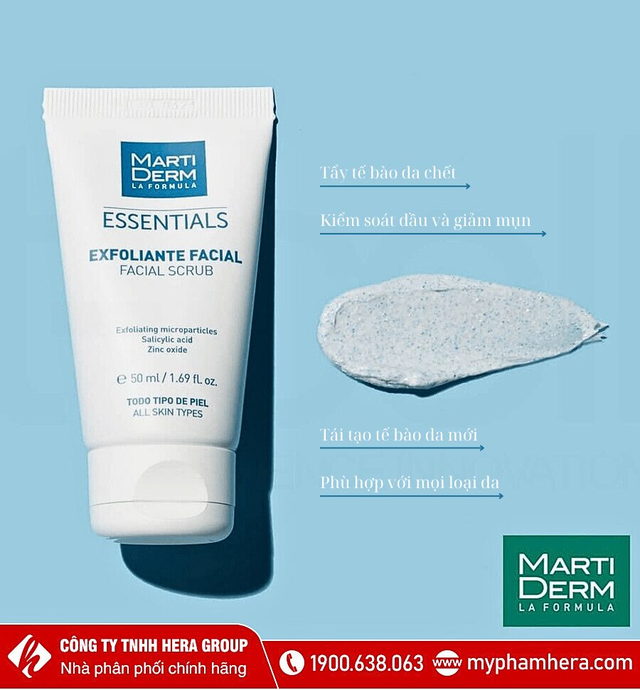 tẩy tế bào chết da mặt martiderm myphamhera.com