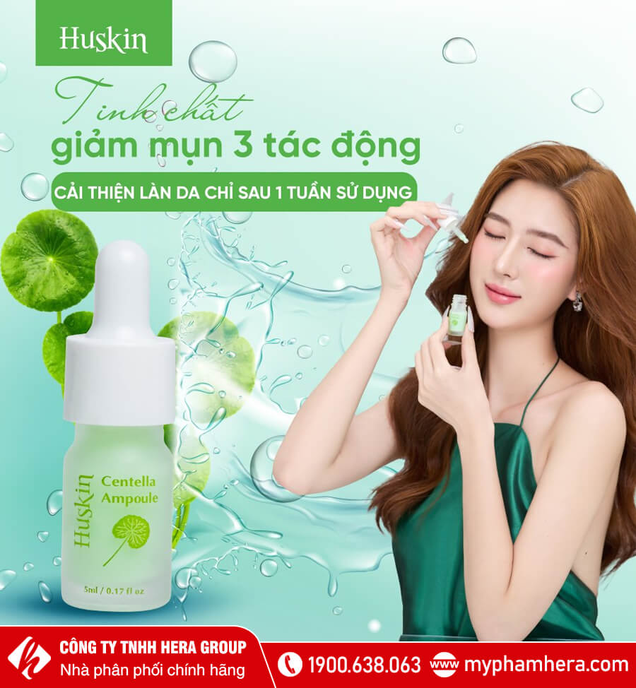 công dụng serum trị mụn Huskin Hồ Quang Hiếu myphamhera.com